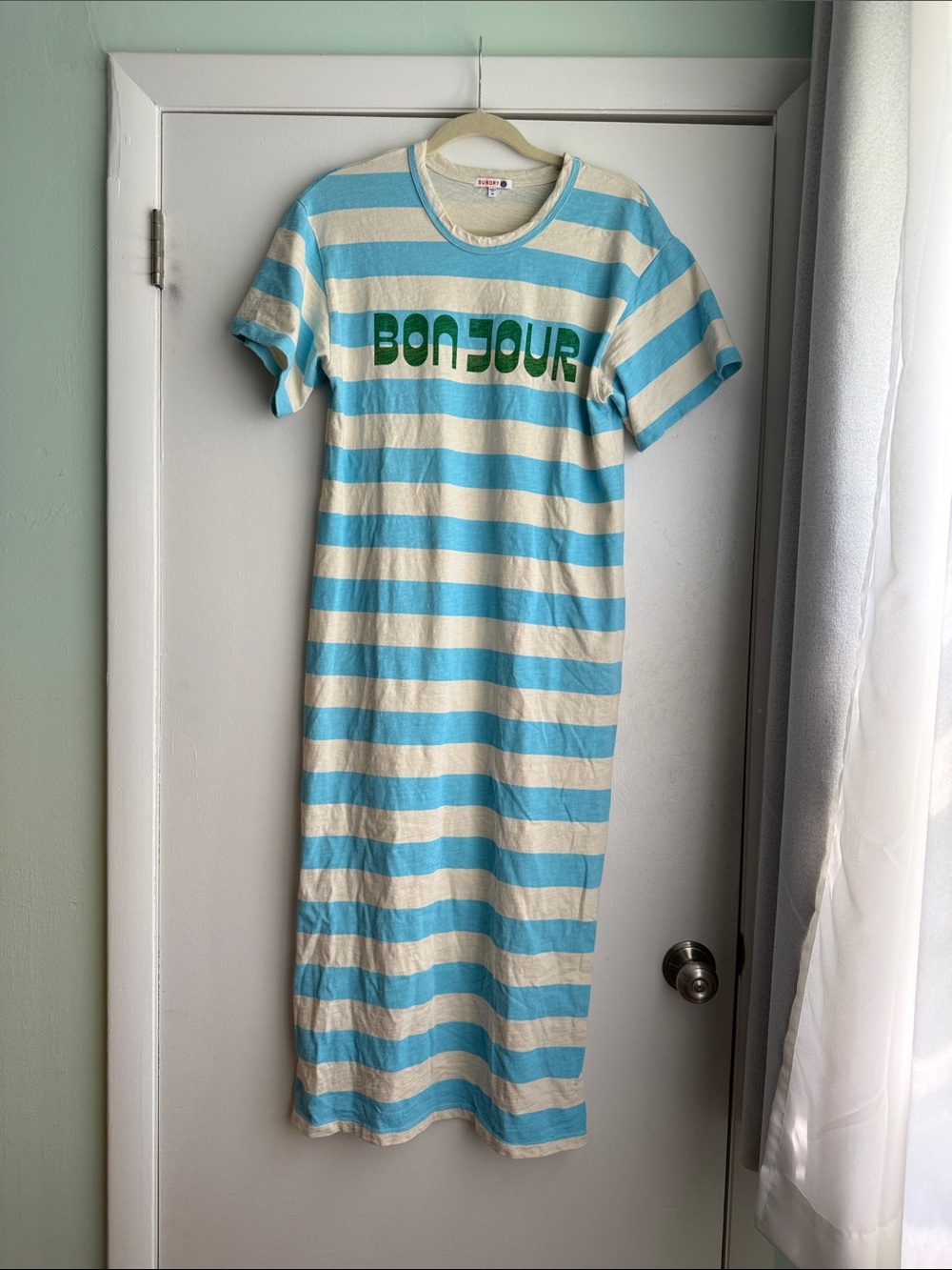 Anthropologie Bonjour Striped women’s cover-up size medium